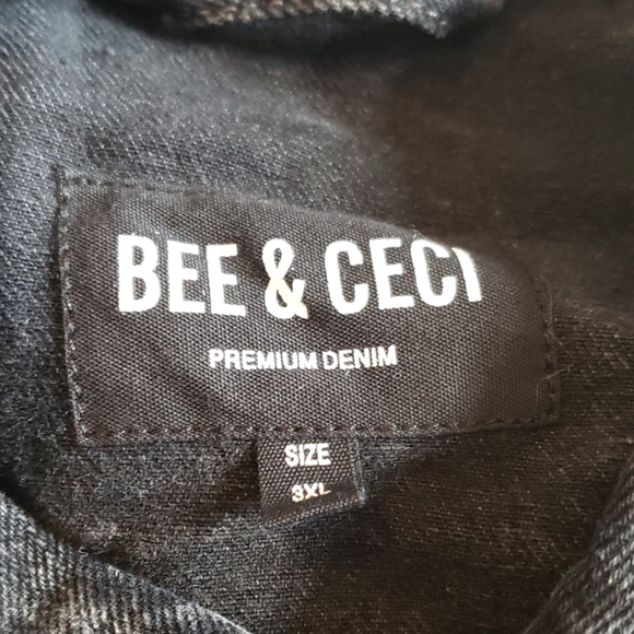 Bee & Cece Distressed Denim Jacket - Picture 6 of 8